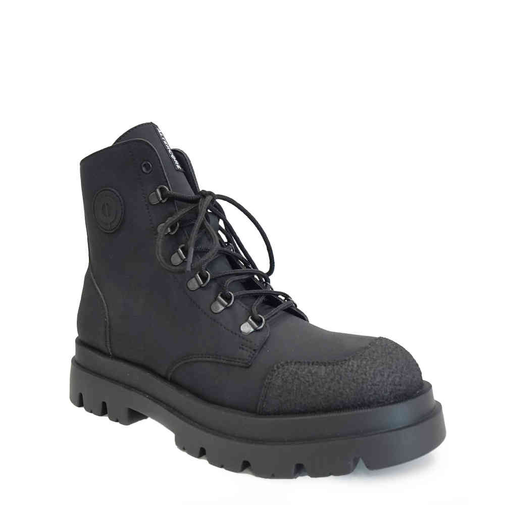 Altercore - Abel Vegan Nubuck Bottines - Noir